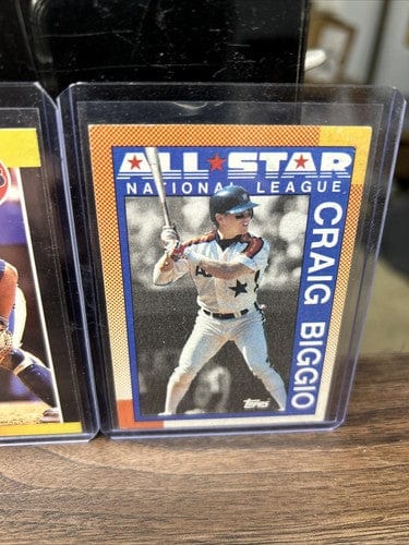 Cheap Sneaks Footwear/Sports Cards Baseball Card Craig Biggio RC Lot (6) Houston Astros 89 Topps RC,89 Donruss RC, 92 U