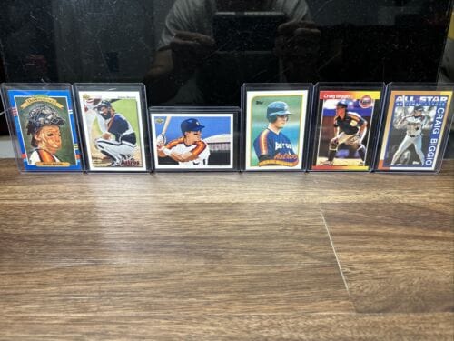 Cheap Sneaks Footwear/Sports Cards Baseball Card Craig Biggio RC Lot (6) Houston Astros 89 Topps RC,89 Donruss RC, 92 U