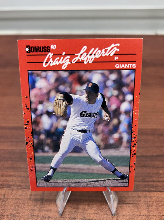 Cheap Sneaks Footwear/Sports Cards Baseball Card Craig Lefferts 1990 Donruss #376 San Francisco Giants