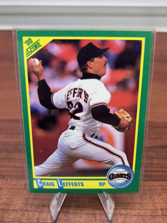 Cheap Sneaks Footwear/Sports Cards Baseball Card Craig Lefferts 1990 Score #209 San Francisco Giants