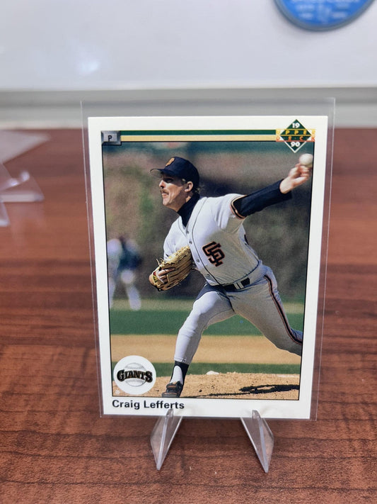 Cheap Sneaks Footwear/Sports Cards Baseball Card Craig Lefferts 1990 Upper Deck #399 San Francisco Giants