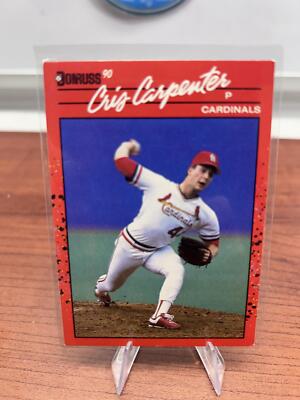 Cheap Sneaks Footwear/Sports Cards Baseball Card Cris Carpenter 1990 Donruss #634c St. Louis Cardinals