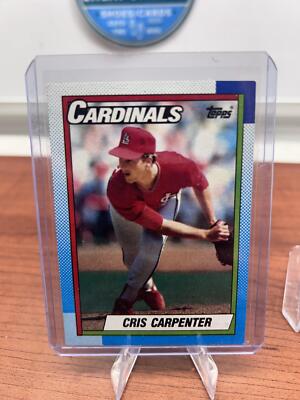 Cheap Sneaks Footwear/Sports Cards Baseball Card Cris Carpenter 1990 Topps #443 St. Louis Cardinals