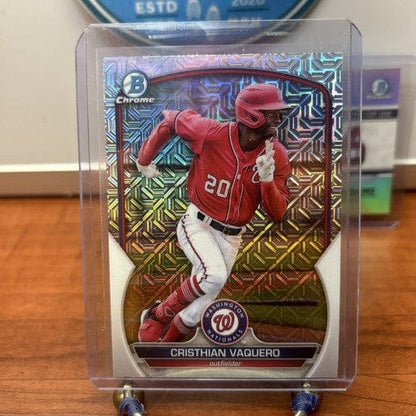 Cheap Sneaks Footwear/Sports Cards Baseball Card Cristhian Vaquero  2023 Bowman Chrome Lot (2) Mega Refractor,  BST100