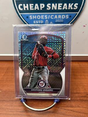 Cheap Sneaks Footwear/Sports Cards Baseball Card Cristhian Vaquero 2023 Bowman Chrome Mojo/Mega Refractor #BCP-209 Nati
