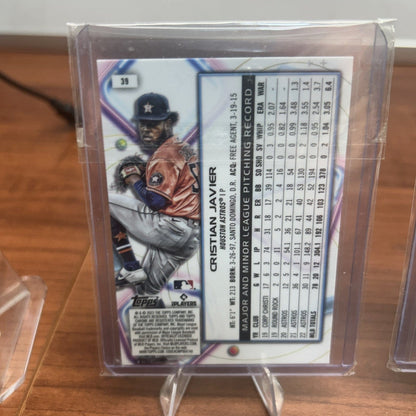 Cheap Sneaks Footwear/Sports Cards Baseball Card Cristian Javier 2023 Topps Cosmic Chrome #39 Houston Astros