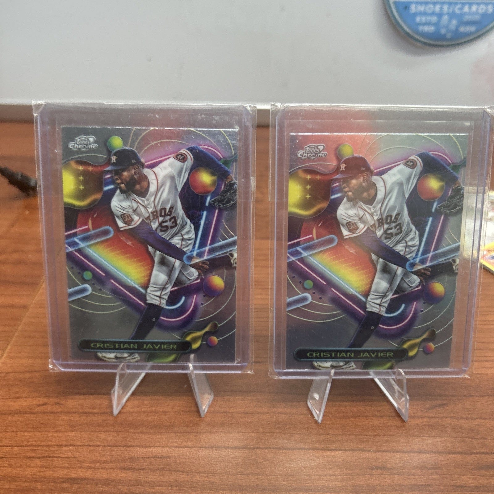 Cheap Sneaks Footwear/Sports Cards Baseball Card Cristian Javier 2023 Topps Cosmic Chrome #39 Houston Astros