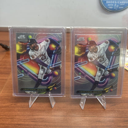 Cheap Sneaks Footwear/Sports Cards Baseball Card Cristian Javier 2023 Topps Cosmic Chrome #39 Houston Astros