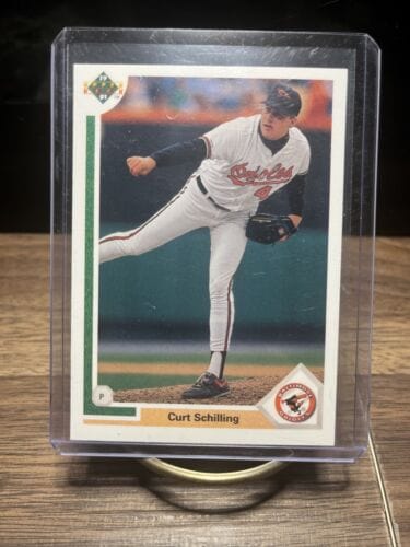 Cheap Sneaks Footwear/Sports Cards Baseball Card CURT SCHILLING 1991 Upper Deck Baseball Card #528 Baltimore Orioles