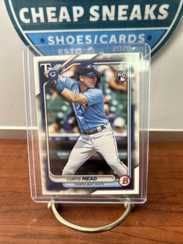 Cheap Sneaks Footwear/Sports Cards Baseball Card Curtis Mead - ROOKIE - Tampa Bay Rays - 2024 Topps Bowman - #28