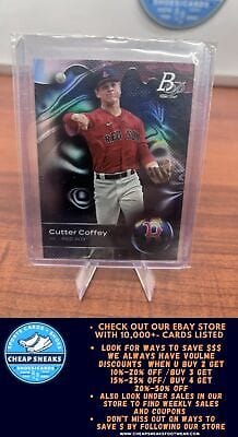 Cheap Sneaks Footwear/Sports Cards Baseball Card Cutter Coffey 2023 Bowman Platinum Top Prospects #TOP-76 Boston Red So