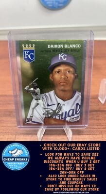 Cheap Sneaks Footwear/Sports Cards Baseball Card Dairon Blanco RC 2023 Topps Chrome Platinum Anniversary #59 Kansas Cit