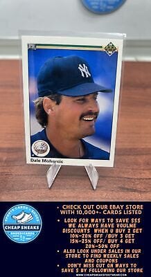 Cheap Sneaks Footwear/Sports Cards Baseball Card Dale Mohorcic 1990 Upper Deck #530 New York Yankees