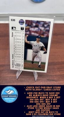 Cheap Sneaks Footwear/Sports Cards Baseball Card Dale Mohorcic 1990 Upper Deck #530 New York Yankees