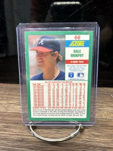 Cheap Sneaks Footwear/Sports Cards Baseball Card Dale Murphy 1990 Score Baseball Card #66  Atlanta Braves