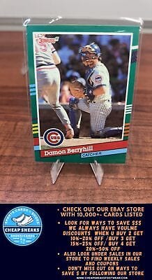 Cheap Sneaks Footwear/Sports Cards Baseball Card Damon Berryhill 1991 Donruss #631c Chicago Cubs