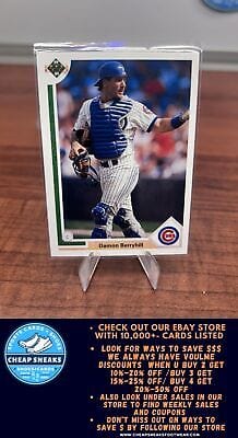 Cheap Sneaks Footwear/Sports Cards Baseball Card Damon Berryhill 1991 Upper Deck #319c Chicago Cubs