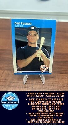 Cheap Sneaks Footwear/Sports Cards Baseball Card Dan Pasqua 1987 Fleer #108 New York Yankees