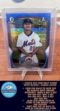 Cheap Sneaks Footwear/Sports Cards Baseball Card Dangelo Sarmiento 2023 Bowman Chrome Blue Mojo Refractor #BCP-161 Mets