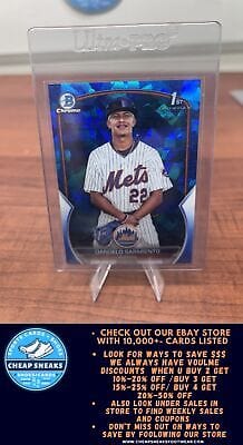 Cheap Sneaks Footwear/Sports Cards Baseball Card Dangelo Sarmiento 2023 Bowman Chrome Sapphire #BCP-161 Mets