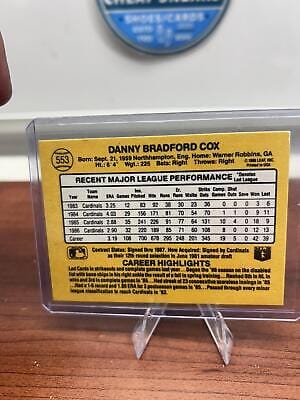 Cheap Sneaks Footwear/Sports Cards Baseball Card Danny Cox 1987 Leaf #160 St. Louis Cardinals