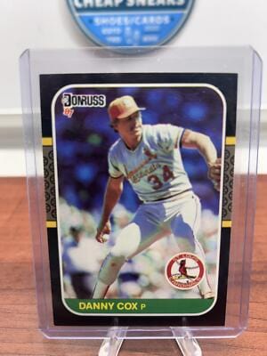 Cheap Sneaks Footwear/Sports Cards Baseball Card Danny Cox 1987 Leaf #160 St. Louis Cardinals