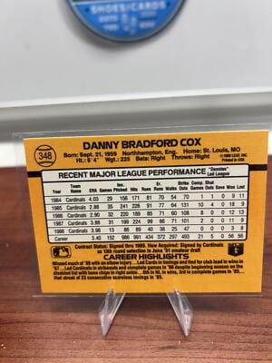 Cheap Sneaks Footwear/Sports Cards Baseball Card Danny Cox 1989 Donruss #348a St. Louis Cardinals