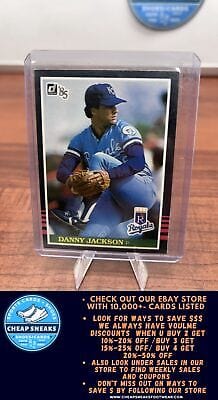 Cheap Sneaks Footwear/Sports Cards Baseball Card Danny Jackson 1985 Donruss #374 Kansas City Royals