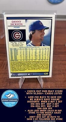 Cheap Sneaks Footwear/Sports Cards Baseball Card Danny Jackson 1992 Score #120 Chicago Cubs