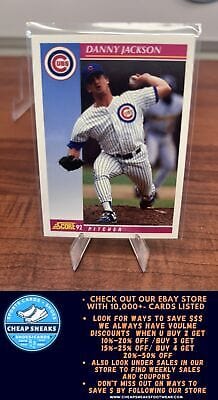 Cheap Sneaks Footwear/Sports Cards Baseball Card Danny Jackson 1992 Score #120 Chicago Cubs