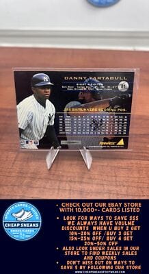 Cheap Sneaks Footwear/Sports Cards Baseball Card Danny Tartabull 1994 Pinnacle #81 New York Yankees