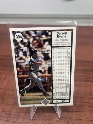 Cheap Sneaks Footwear/Sports Cards Baseball Card Darrell Evans 1989 Upper Deck #394 Detroit Tigers