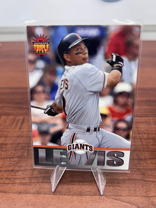 Cheap Sneaks Footwear/Sports Cards Baseball Card Darren Lewis 1994 Triple Play #105 San Francisco Giants