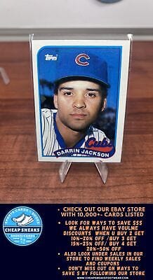 Cheap Sneaks Footwear/Sports Cards Baseball Card Darrin Jackson 1989 Topps #286 Chicago Cubs