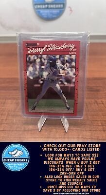 Cheap Sneaks Footwear/Sports Cards Baseball Card Darryl Strawberry 1990 Donruss #235 New York Mets