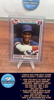 Cheap Sneaks Footwear/Sports Cards Baseball Card Darryl Strawberry 1990 Post #10 New York Mets