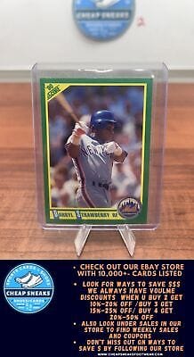 Cheap Sneaks Footwear/Sports Cards Baseball Card Darryl Strawberry 1990 Score #200 New York Mets