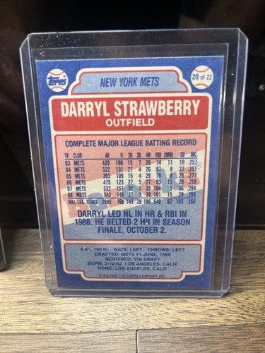 Cheap Sneaks Footwear/Sports Cards Baseball Card Darryl Strawberry 2 Card Lot 89 Topps Bazooka Shining Star + 89 Donrus