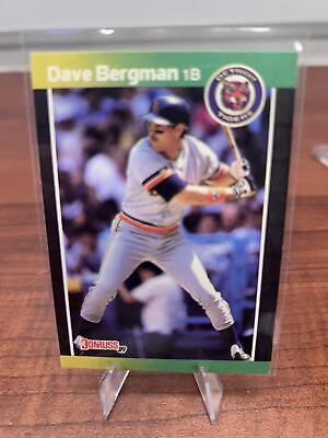 Cheap Sneaks Footwear/Sports Cards Baseball Card Dave Bergman 1989 Donruss #389a Detroit Tigers