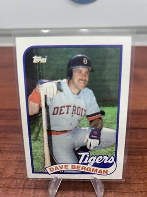 Cheap Sneaks Footwear/Sports Cards Baseball Card Dave Bergman 1989 Topps #631 Detroit Tigers