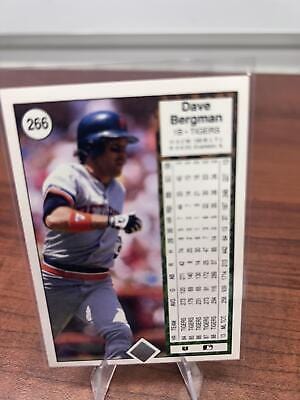 Cheap Sneaks Footwear/Sports Cards Baseball Card Dave Bergman 1989 Upper Deck #266 Detroit Tigers