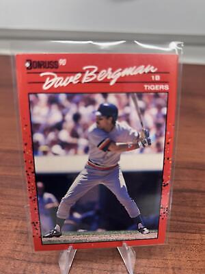 Cheap Sneaks Footwear/Sports Cards Baseball Card Dave Bergman 1990 Donruss #445c Detroit Tigers
