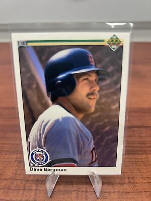 Cheap Sneaks Footwear/Sports Cards Baseball Card Dave Bergman 1990 Upper Deck #381 Detroit Tigers