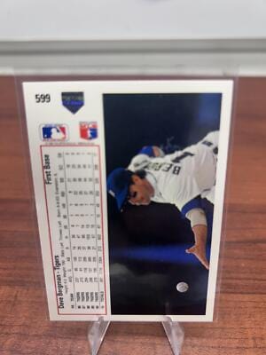 Cheap Sneaks Footwear/Sports Cards Baseball Card Dave Bergman 1991 Upper Deck #599b Detroit Tigers