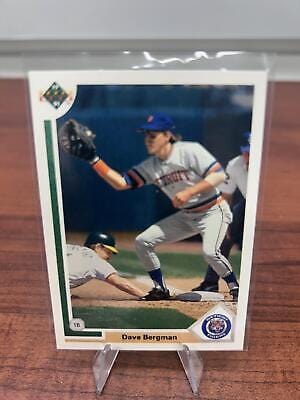 Cheap Sneaks Footwear/Sports Cards Baseball Card Dave Bergman 1991 Upper Deck #599b Detroit Tigers