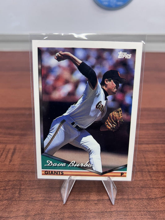 Cheap Sneaks Footwear/Sports Cards Baseball Card Dave Burba 1994 Topps #433 San Francisco Giants