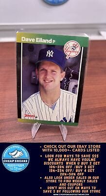 Cheap Sneaks Footwear/Sports Cards Baseball Card Dave Eiland RC 1989 Donruss #481 New York Yankees