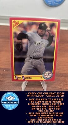 Cheap Sneaks Footwear/Sports Cards Baseball Card Dave LaPoint 1990 Score #357 New York Yankees