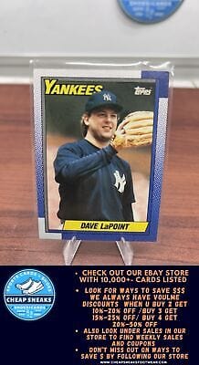 Cheap Sneaks Footwear/Sports Cards Baseball Card Dave LaPoint 1990 Topps #186 New York Yankees