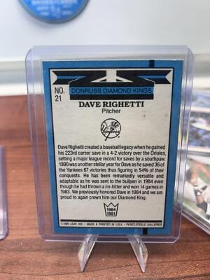 Cheap Sneaks Footwear/Sports Cards Baseball Card Dave Righetti 1991 Donruss #21a New York Yankees